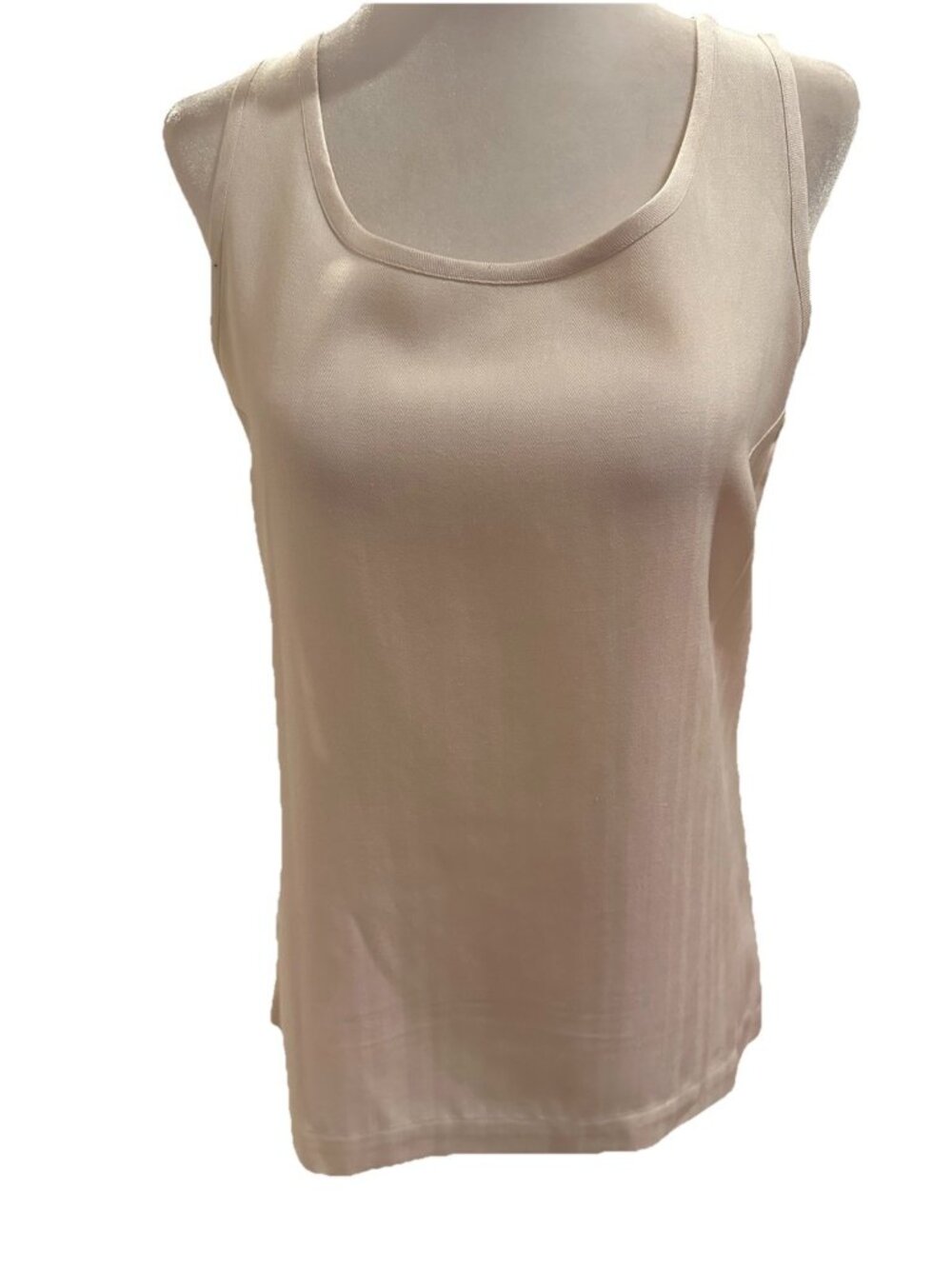Vintage Tommy Bahama Hawaiian Tank Top Womens XS White 100% Silk